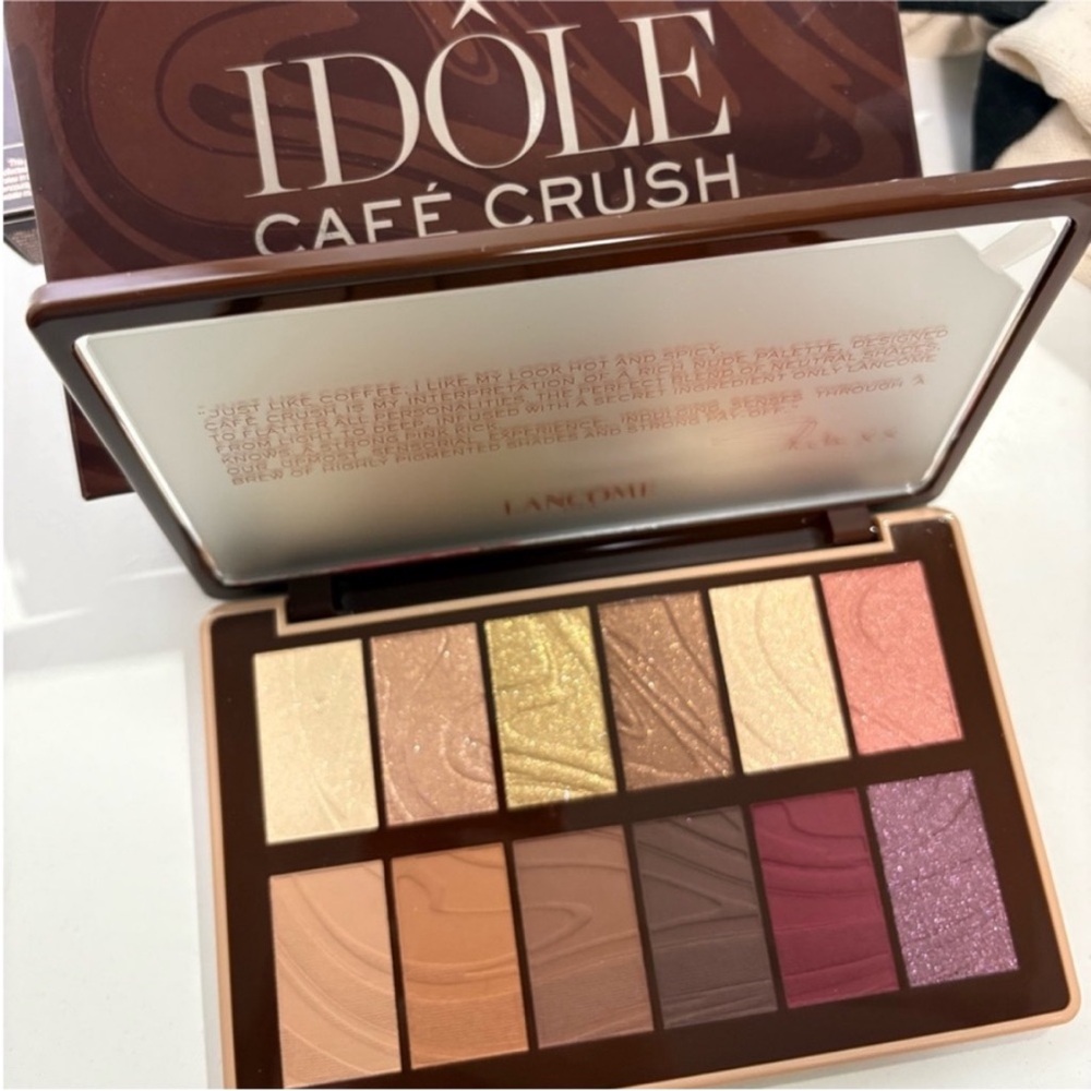 Lancome Idôle Café Crush Eyeshadow Palette - Pink, Gold, Brown - Picture 1 of 7